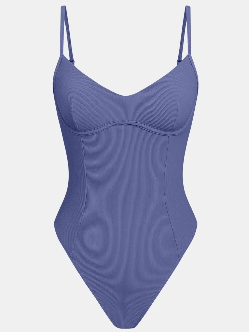 Cupshe Snapshot Moment Purple One-Piece Swimsuit- 34D